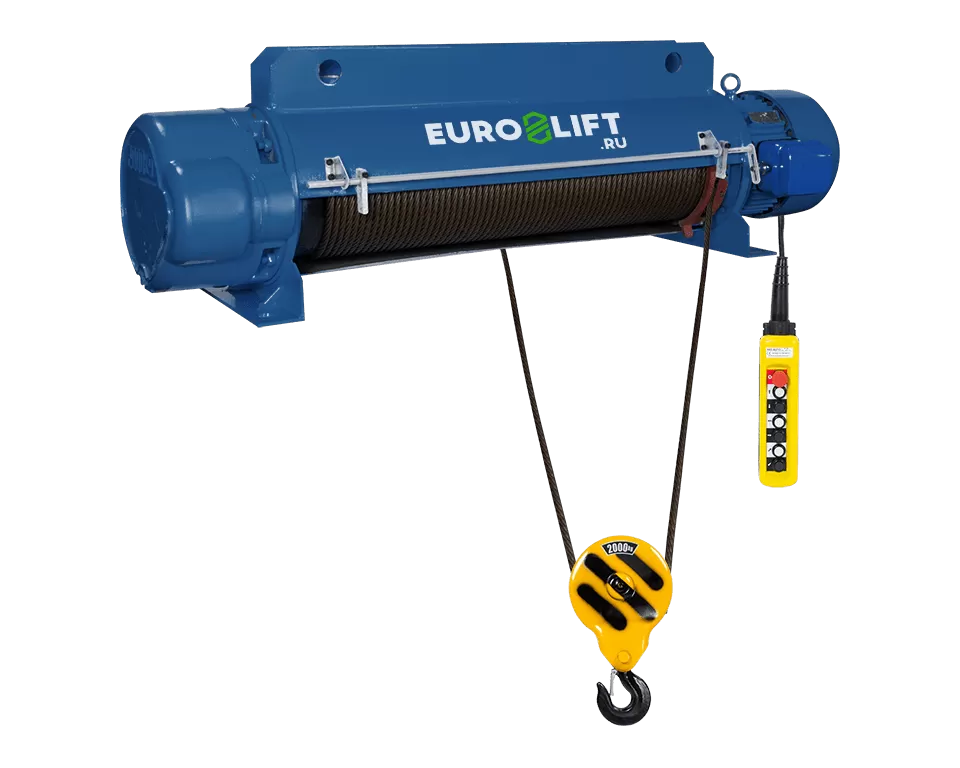 EURO-LIFT CD1 5 т, 18 м Канатный стационарный тельфер